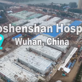 Čína postavila nemocnicu za 10 dní